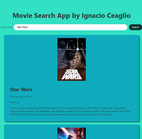 Movie Search Web with React.js