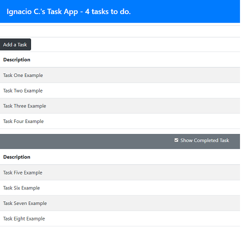 Task App with React.js